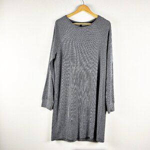 2/$14 Lou & Grey Herringbone Sweater Dress Large